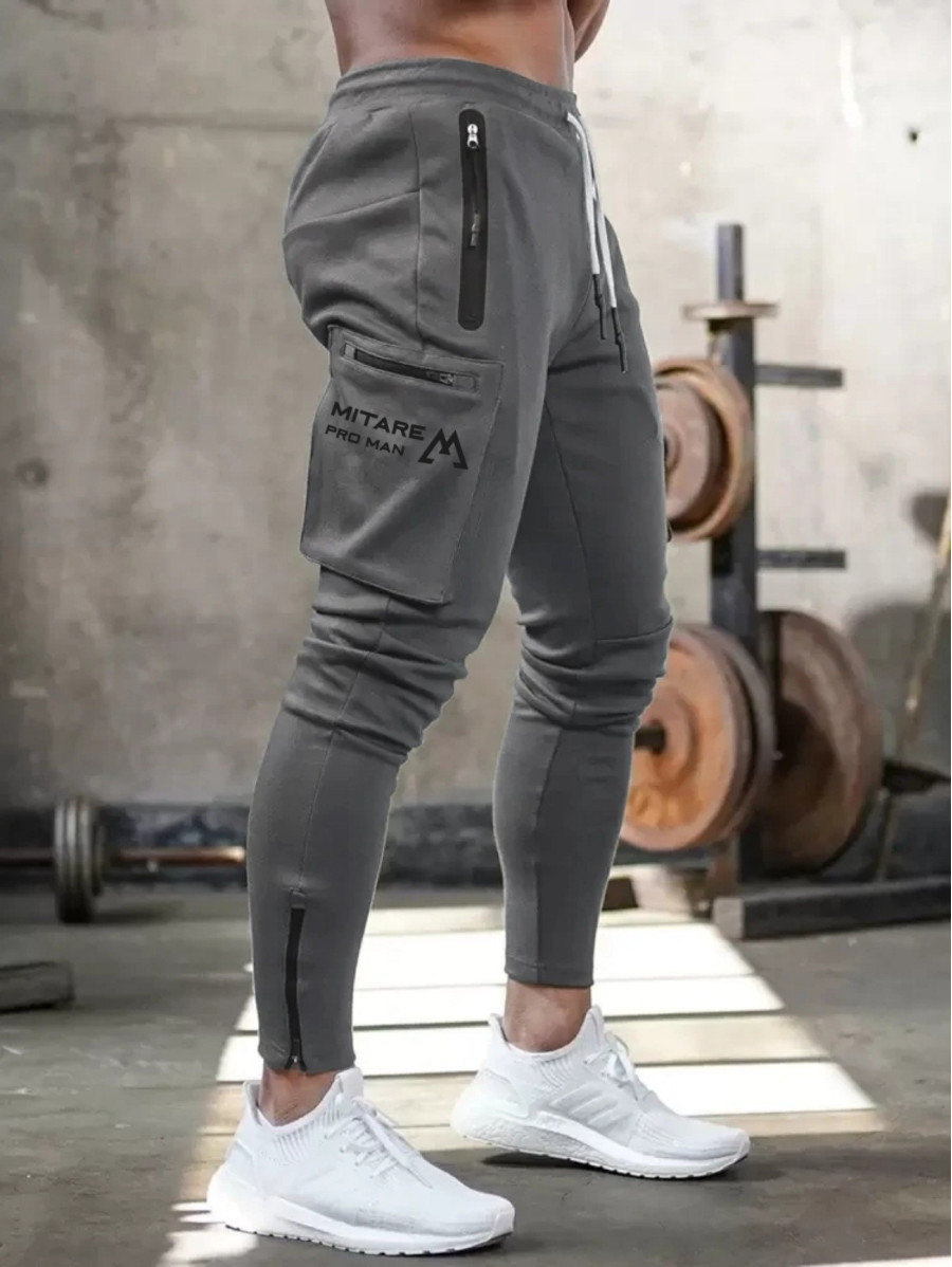 Spodnie joggery K102 ciemnoszare MITARE PRO MAN