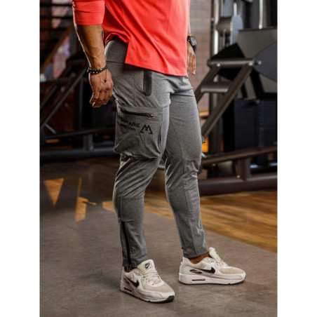 Spodnie joggery K102 ciemnoszare MITARE PRO MAN