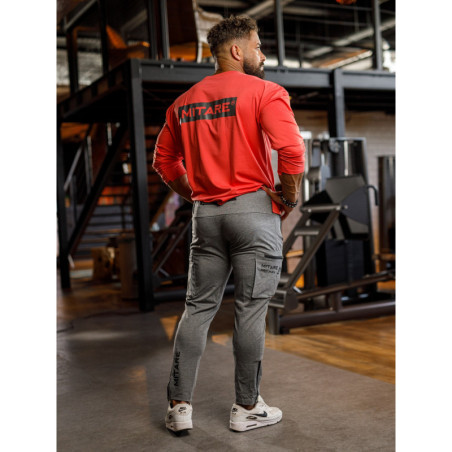 Spodnie joggery K102 ciemnoszare MITARE PRO MAN