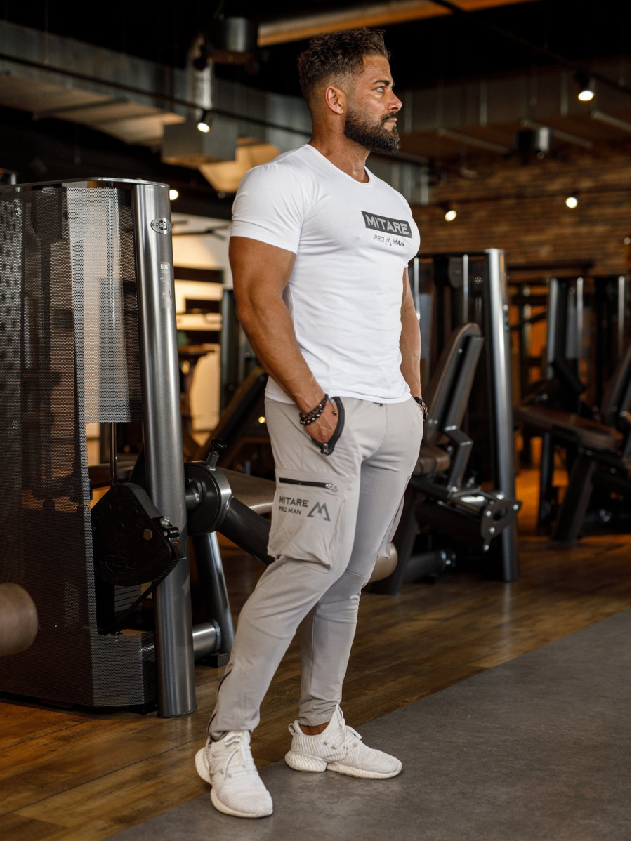 T-shirt K093 biała MITARE PRO MAN