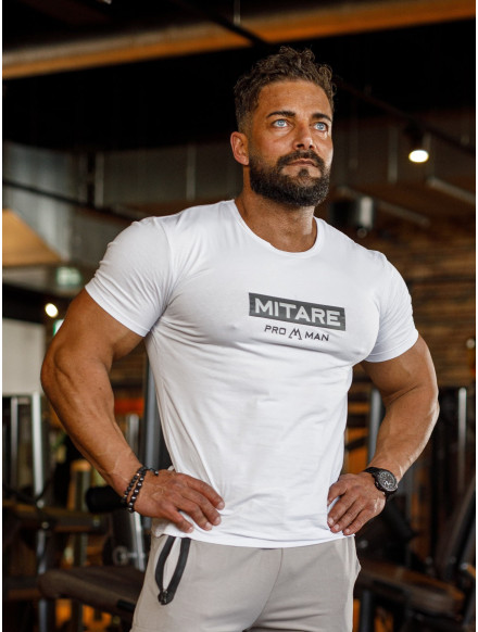 T-shirt K093 biała MITARE PRO MAN