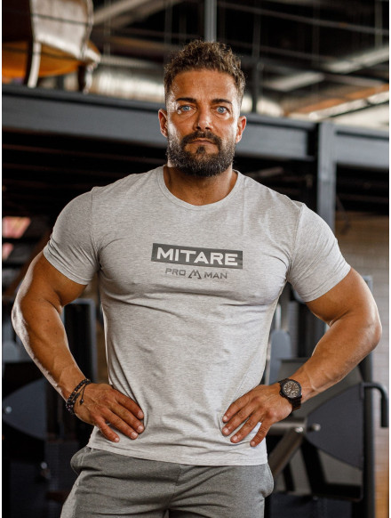T-shirt K093 szary MITARE PRO MAN
