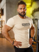 T-shirt K093 beżowy MITARE PRO MAN