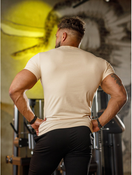 T-shirt K093 beżowy MITARE PRO MAN 2