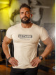 T-shirt K093 beżowy MITARE PRO MAN