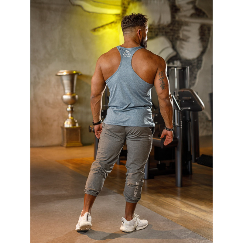 Tank top K095 niebieski MITARE PRO MAN