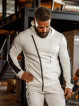 Bluza z kapturem K097 jasnoszara MITARE PRO MAN