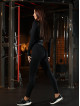 Legginsy damskie bezszwowe czarne PUSH UP MAX K001 MITARE