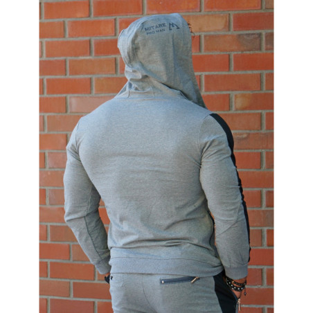 Bluza z kapturem K097 ciemnoszara MITARE PRO MAN