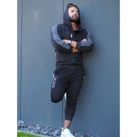 Bluza z kapturem K097 czarna MITARE PRO MAN