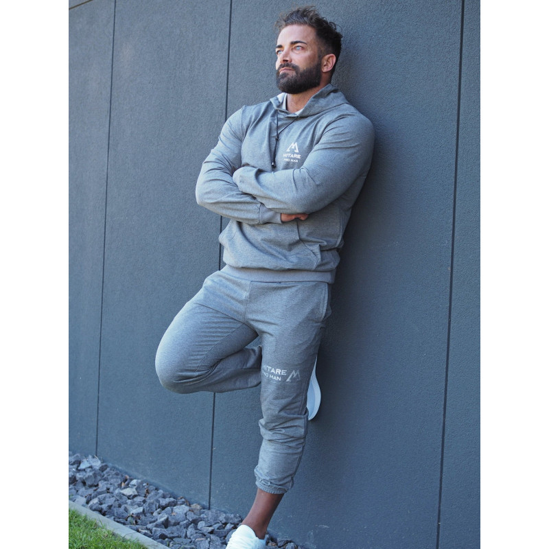 Bluza z kapturem K088 ciemnoszara MITARE PRO MAN