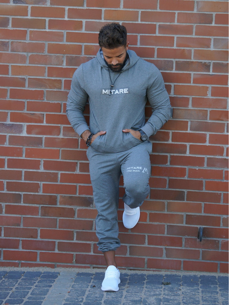 Bluza z kapturem K103 ciemnoszara MITARE PRO MAN