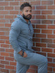 Bluza z kapturem K103 ciemnoszara MITARE PRO MAN