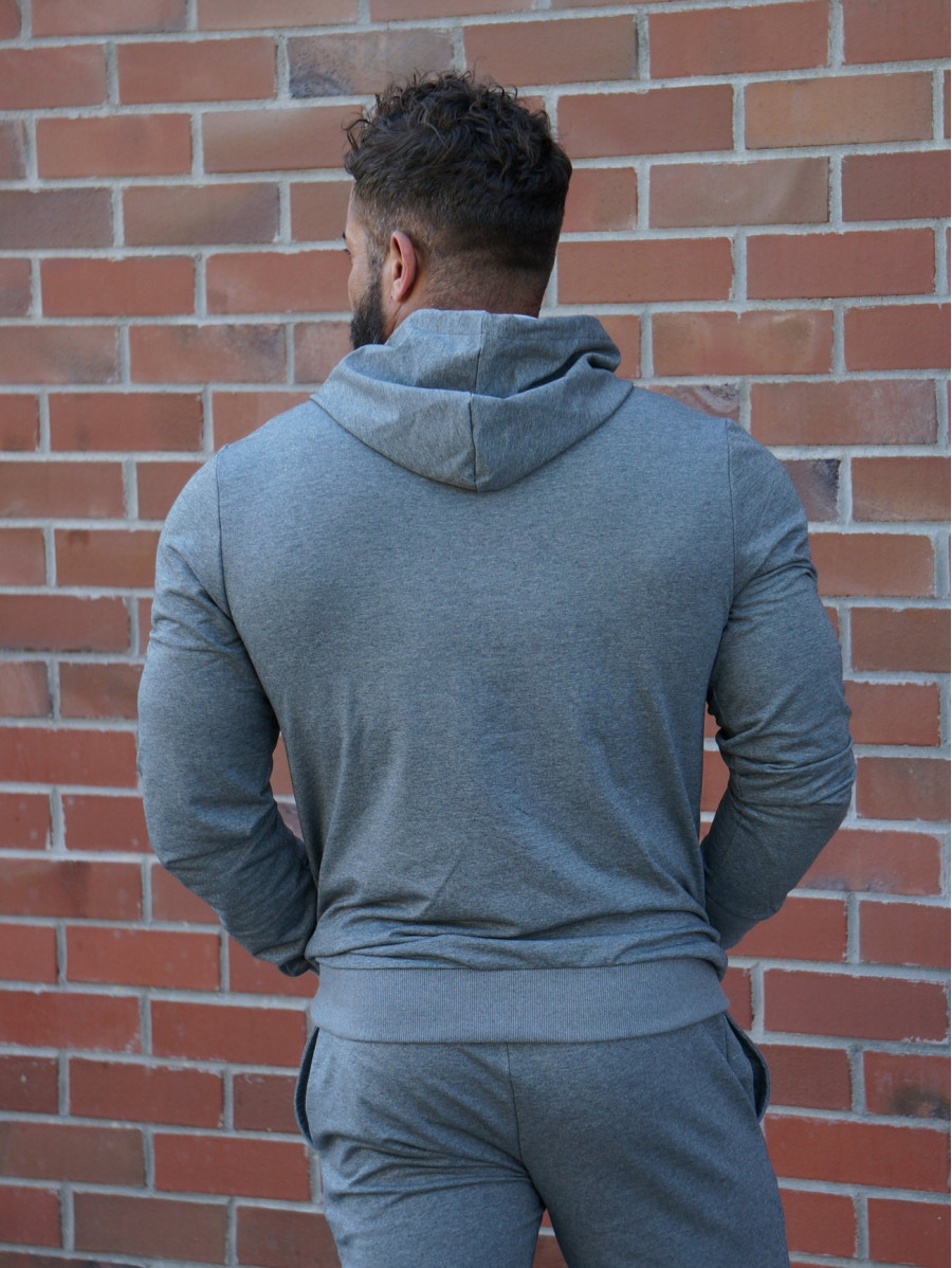Bluza z kapturem K103 ciemnoszara MITARE PRO MAN