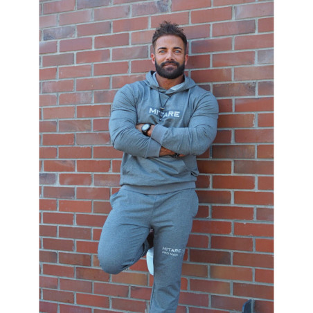 Bluza z kapturem K103 ciemnoszara MITARE PRO MAN