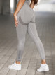Legginsy damskie bezszwowe jasnoszare PUSH UP MAX K001 MITARE