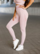 Legginsy damskie bezszwowe jasny fiolet PUSH UP MAX K001 MITARE