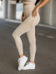 Legginsy damskie bezszwowe beżowe PUSH UP MAX K001 MITARE
