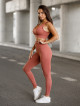 Legginsy damskie bezszwowe brudny róż PUSH UP SUNNY K113 MITARE