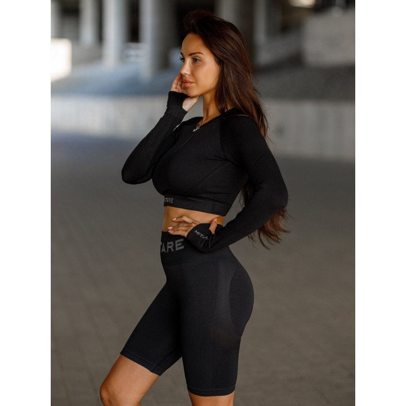 Spodenki bezszwowe PUSH UP MAX K077 czarne MITARE
