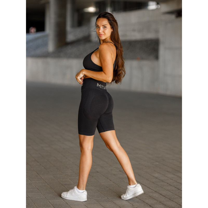 Spodenki bezszwowe PUSH UP MAX K077 czarne MITARE