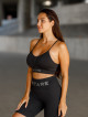 Biustonosz bezszwowy PUSH UP MAX K002 czarny MITARE
