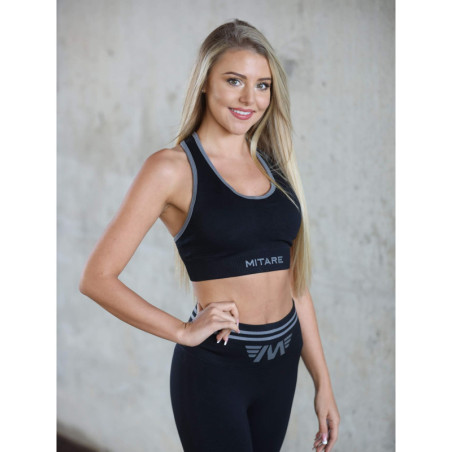 Legginsy damskie modelujące wyszczuplające czarne SLIM PUSH UP ANGEL K078A MITARE