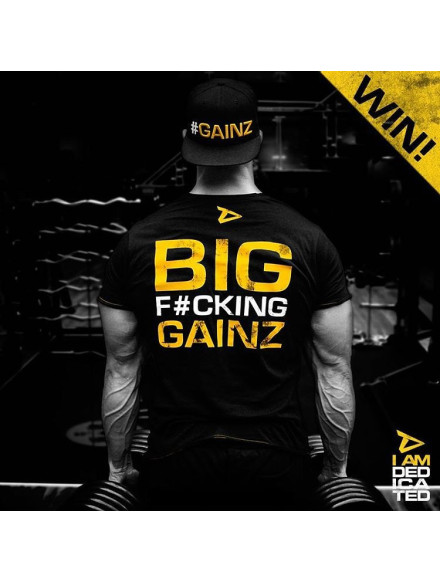 Koszulka BIG FUCKING GAINZ MODEL D019 DEDICATED 2