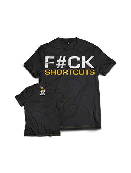 Koszulka FUCK SHORTCUTS MODEL D046 DEDICATED