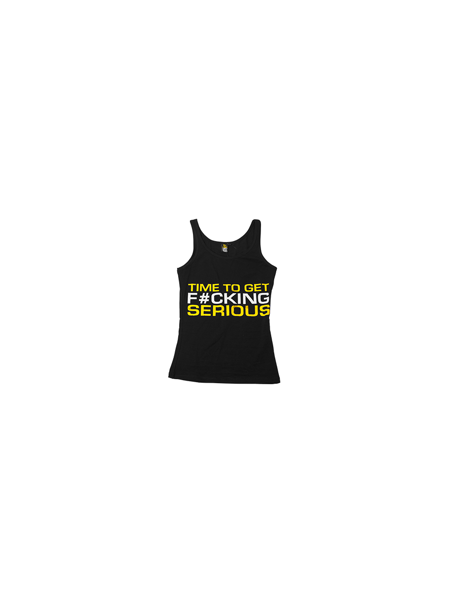 Tank top WOMAN TIME TO GET SERIOUS MODEL D036 DEDICATED