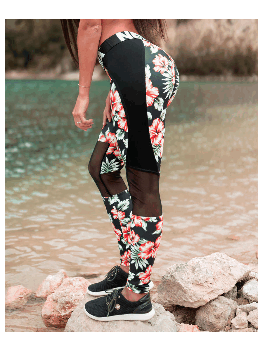 Legginsy damskie ALOHA BABE MODEL N550 NEBBIA