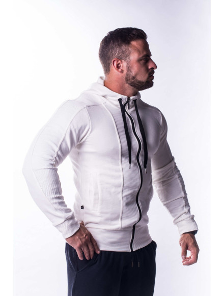 AW Bluza z kapturem MODEL N720 KREMOWY NEBBIA 2