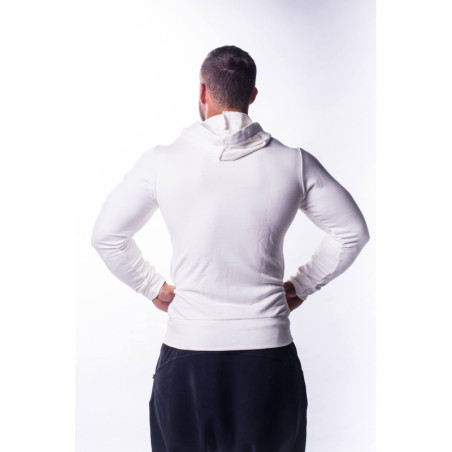 AW Bluza z kapturem MODEL N720 KREMOWY NEBBIA