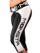 Legginsy damskie 3/4 DriFit Compression M190 Black/White MONSTA