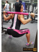 Legginsy damskie 3/4 DriFit Compression M190 Black/Pink MONSTA