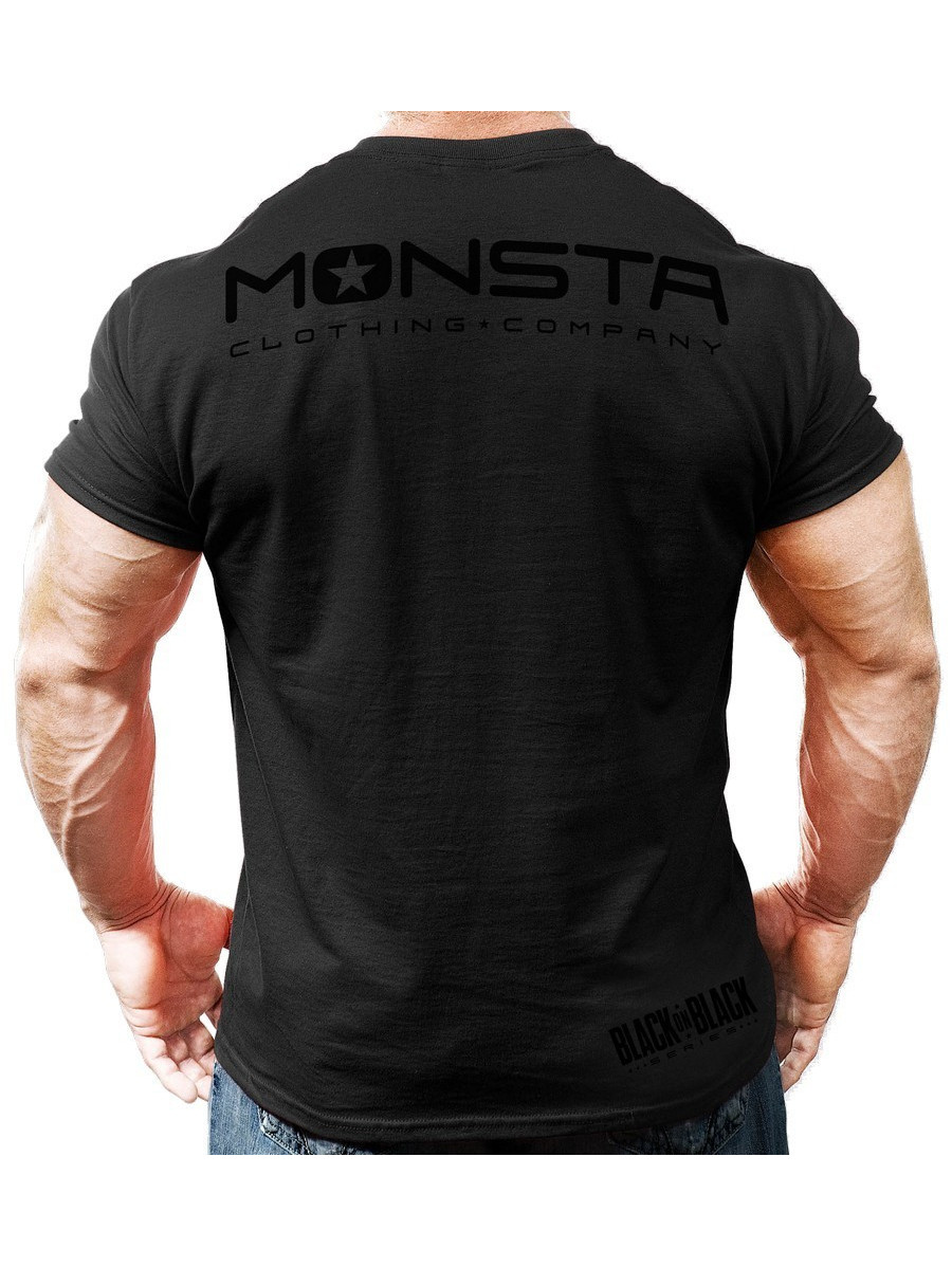 T-shirt męski M194 Black MONSTA