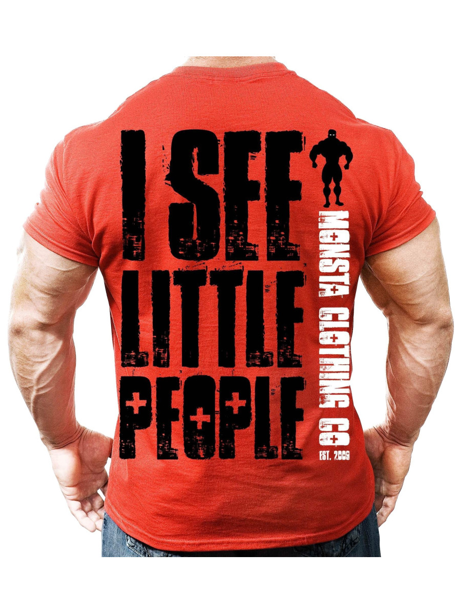 Koszulka I See Little People M002 RED MONSTA