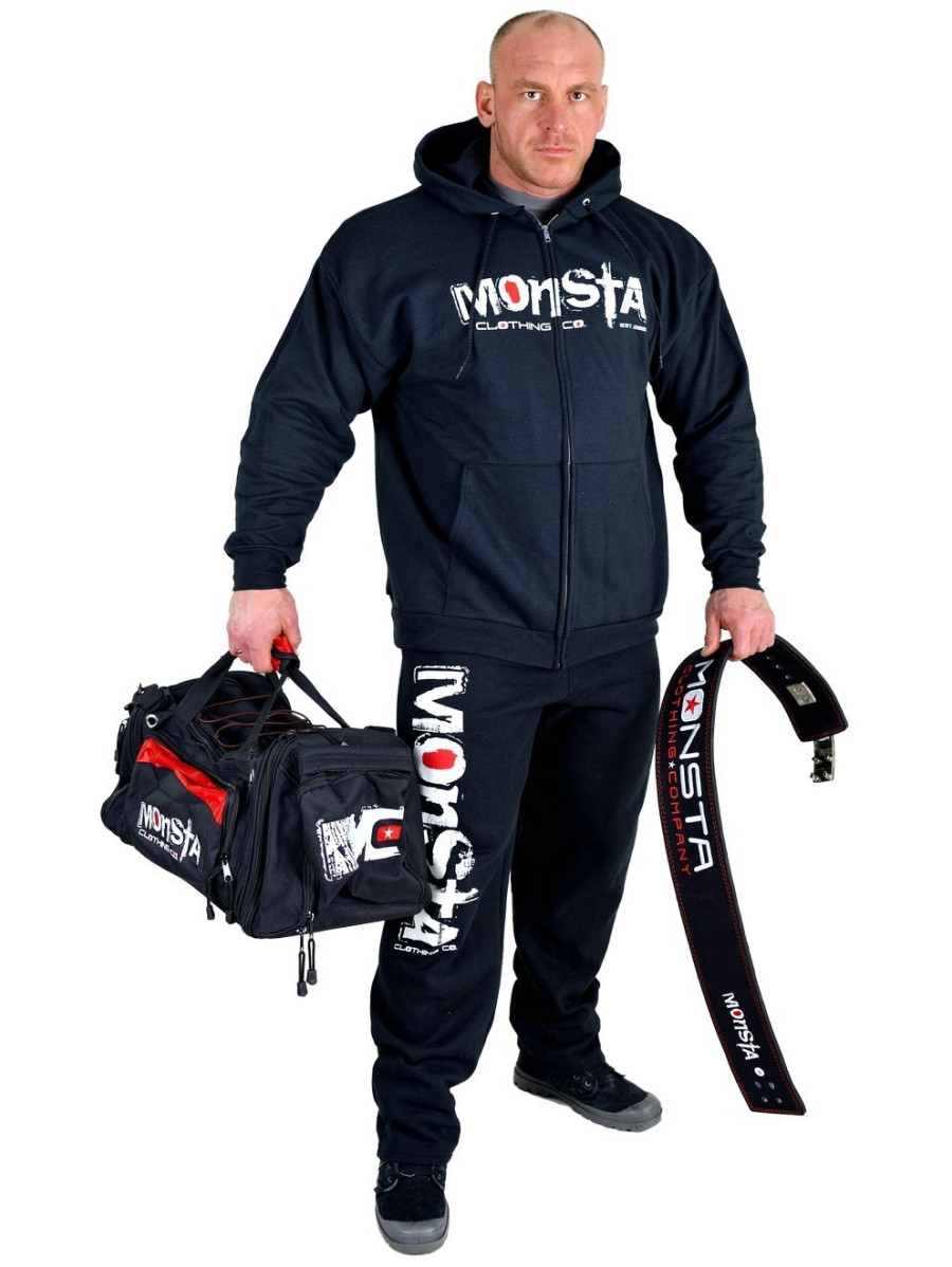 Bluza męska długi rękaw M082 Black MONSTA