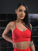 Biustonosz bezszwowy PUSH UP MAX K002 czerwony MITARE