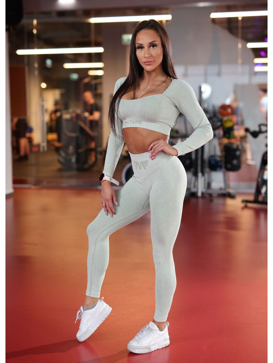 Legginsy modelujące wyszczuplające DREAM PUSH UP ANGEL K108A oliwkowe MITARE