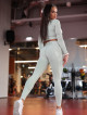Crop Top bezszwowy DREAM K107 oliwkowy MITARE