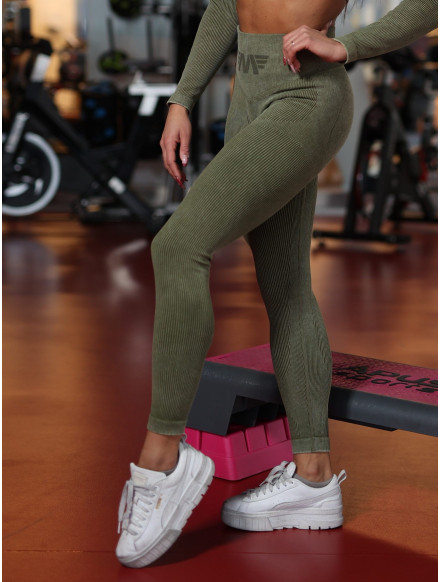 Legginsy modelujące wyszczuplające DREAM PUSH UP ANGEL K108A zielone MITARE 2