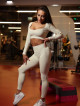Legginsy damskie modelujące wyszczuplające beżowe by Paula PUSH UP ANGEL K108A MITARE