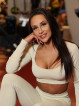 Crop Top bezszwowy DREAM K107 beżowy MITARE