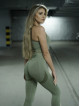 Biustonosz bezszwowy LOVELY K002 army green MITARE