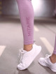 Legginsy damskie modelujące wyszczuplające jasny fiolet PUSH UP MAX ANGEL K001A MITARE