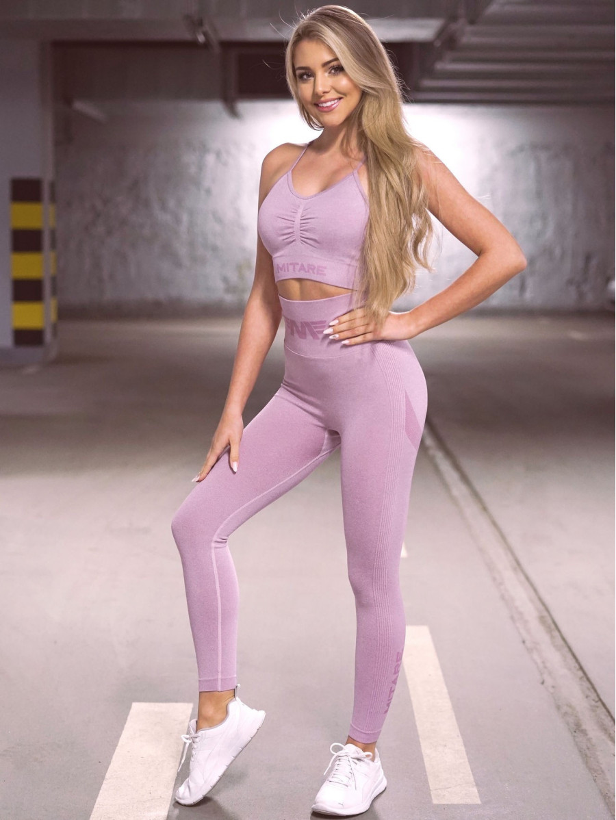 Biustonosz bezszwowy PUSH UP MAX K002 jasny fiolet MITARE