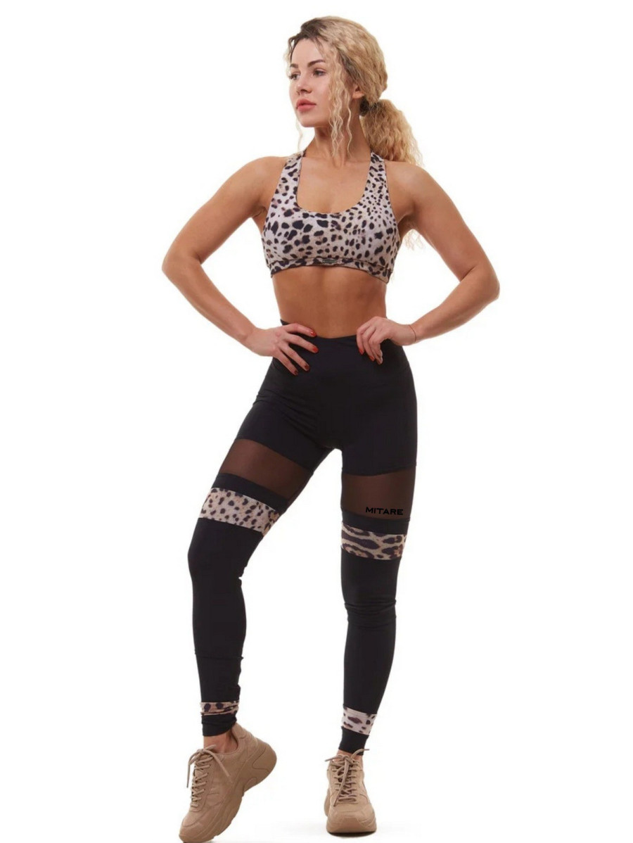 Legginsy damskie LEOPARD K030 MITARE