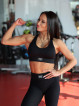 Biustonosz sportowy STREET COLLECTION K122 czarny MITARE
