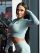 Crop top STREET COLLECTION K125 jasny morski MITARE